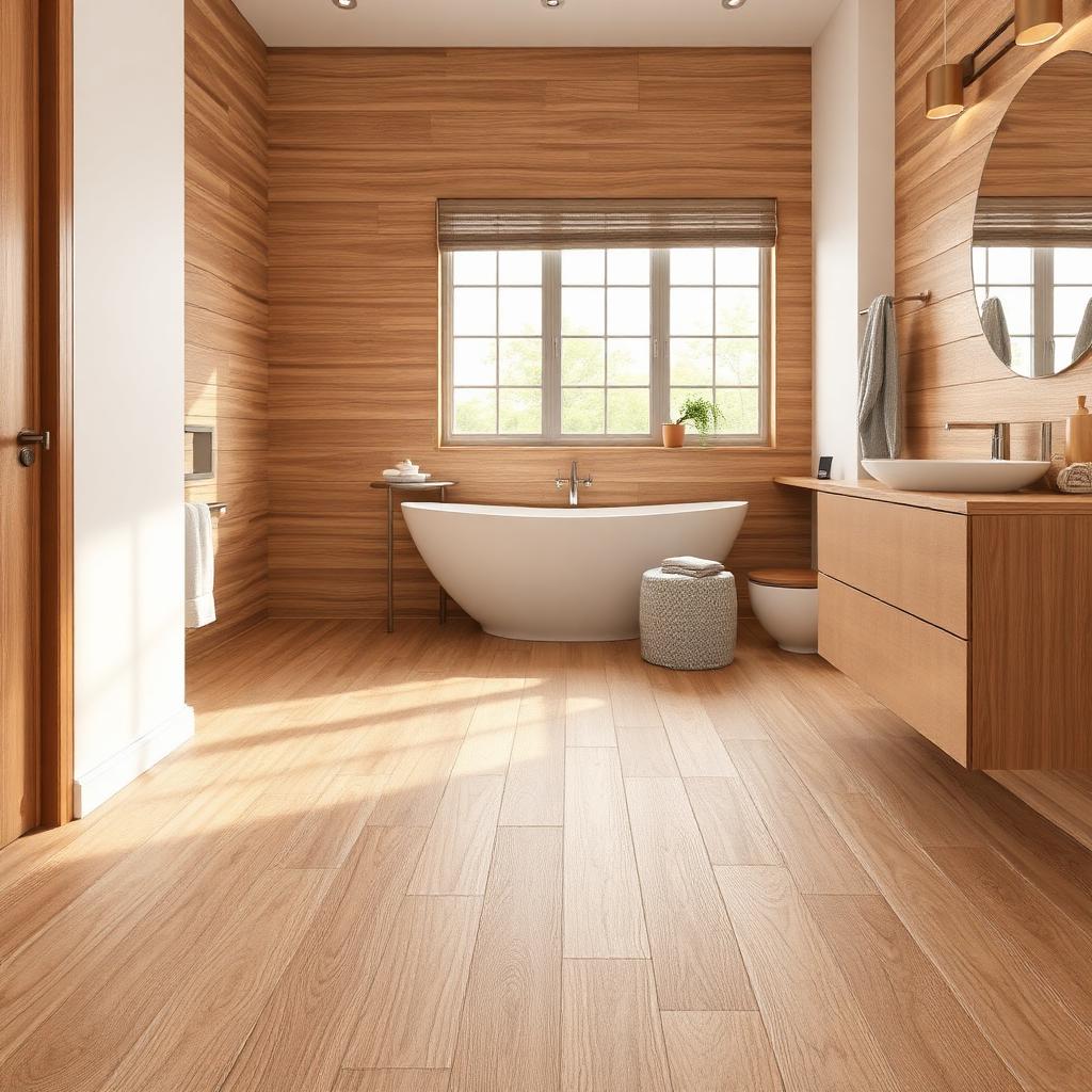 Oak Wood-Look Plank Tile
